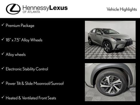 Used 2019 Lexus NX 300 FWD w/ Premium Package image 11