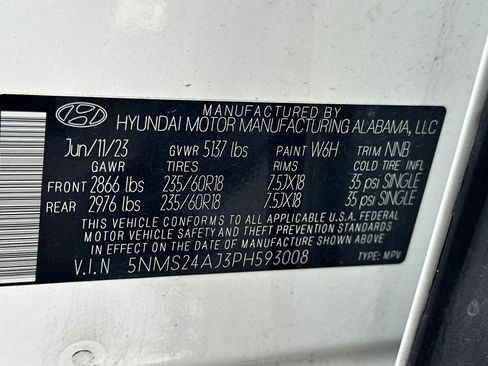 Used 2023 Hyundai Santa Fe SEL w/ Cargo Package FWD image 28