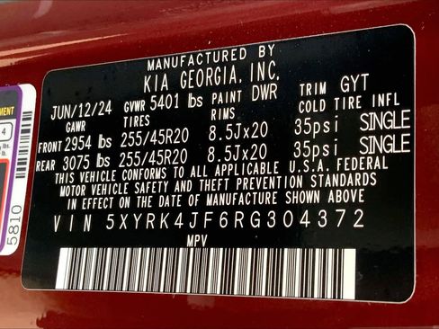 Certified 2024 Kia Sorento SX image 21