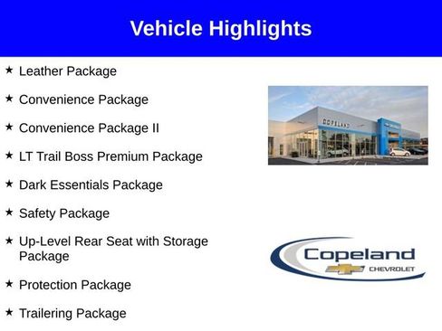 New 2026 Chevrolet Silverado 1500 LT Trail Boss w/ LT Trail Boss Premium Package AWD/4WD image 3