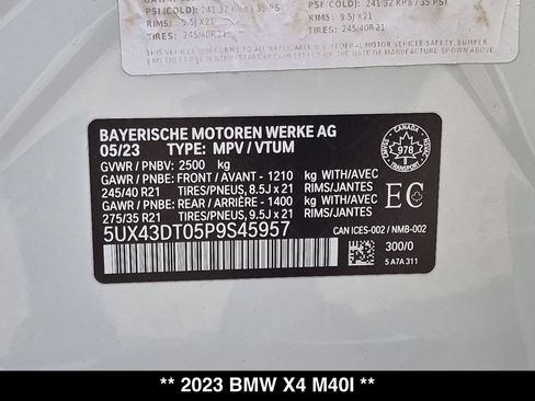 Used 2023 BMW X4 M40i AWD/4WD image 30