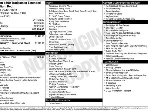 Used 2025 RAM 1500 Tradesman w/ Night Edition AWD/4WD image 38