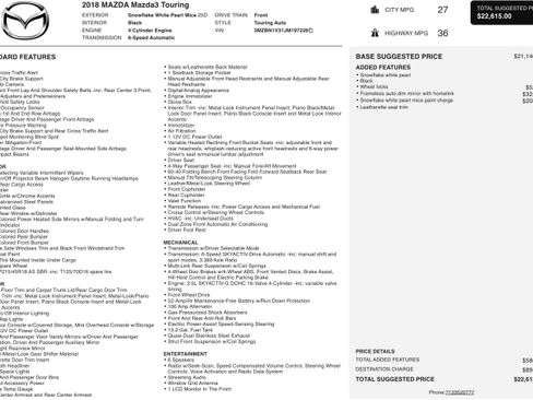 Used 2018 MAZDA MAZDA3 Touring image 4