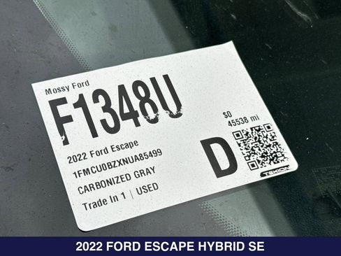 Used 2022 Ford Escape SE FWD image 2