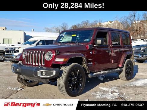 Used 2021 Jeep Wrangler Unlimited Sahara w/ Cold Weather Group image 1