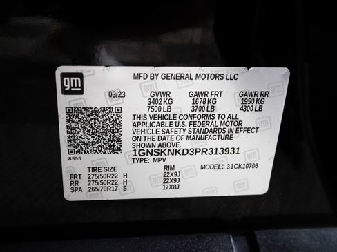 Used 2023 Chevrolet Tahoe LT w/ Luxury Package AWD/4WD image 34