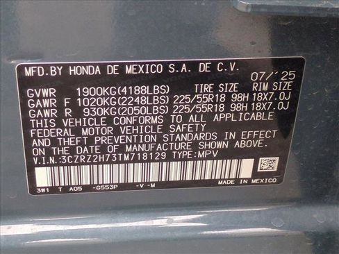 Certified 2026 Honda HR-V EX-L image 25