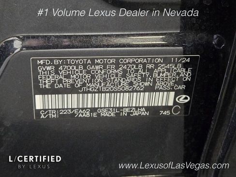 Certified 2025 Lexus IS 350 F Sport RWD image 29