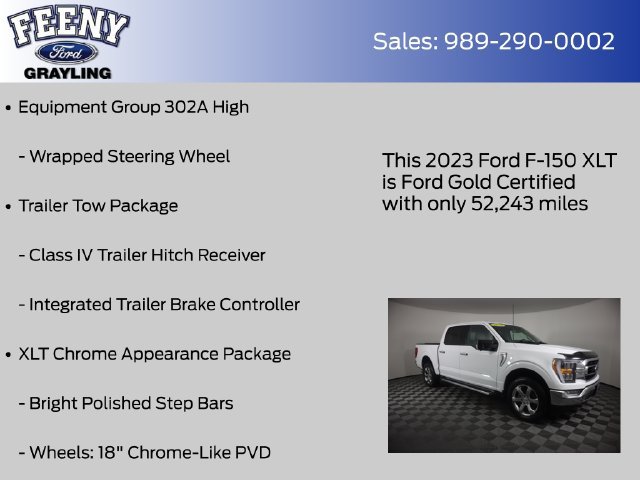 Used 2023 Ford F150 XLT w/ Equipment Group 302A High AWD/4WD image 20