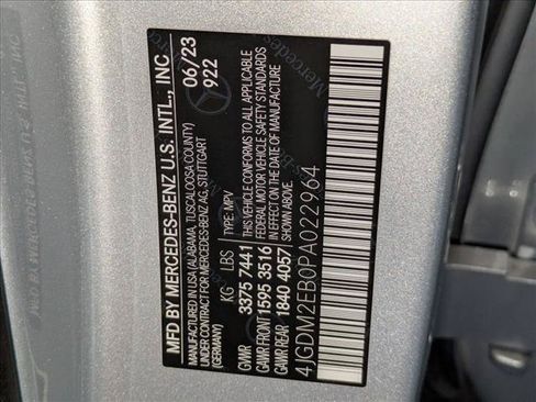 Certified 2023 Mercedes-Benz EQS 450+ 4MATIC SUV image 25
