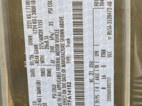 New 2026 Ford F150 Lariat w/ Equipment Group 502A High image 38