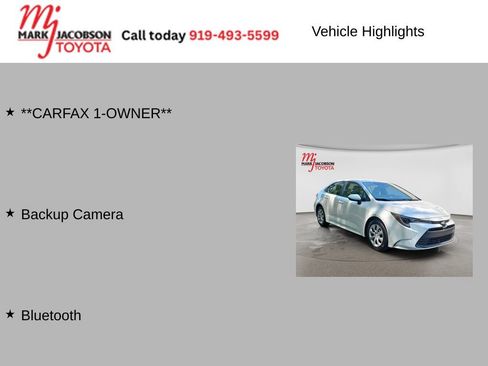 Used 2024 Toyota Corolla LE FWD image 6
