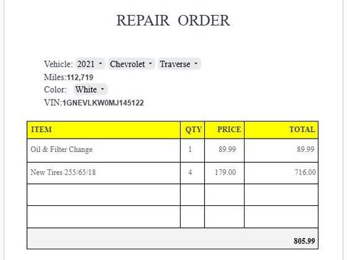 Used 2021 Chevrolet Traverse LS image 29