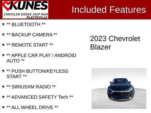 Used 2023 Chevrolet Blazer LT image 2