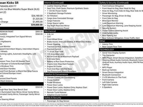 Used 2025 Nissan Kicks SR FWD image 10