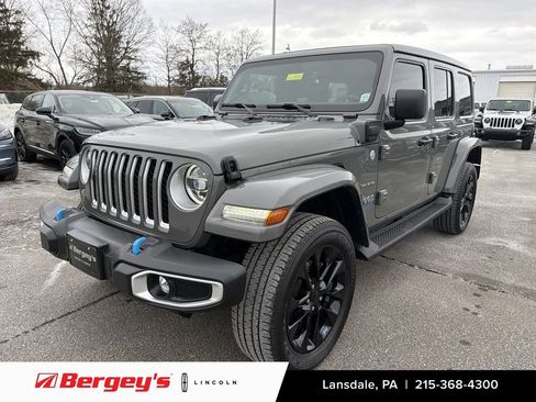 Used 2022 Jeep Wrangler Unlimited Sahara 4xe w/ Cold Weather Group image 1