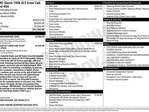 Used 2014 GMC Sierra 1500 SLT w/ All-Terrain Package AWD/4WD image 20