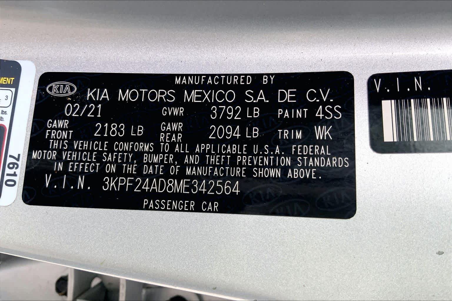 Used 2021 Kia Forte LXS FWD image 31