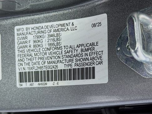 New 2026 Honda Civic Sport image 29