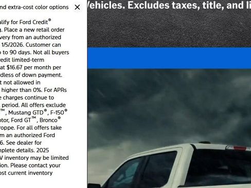 New 2025 Ford F150 STX w/ Equipment Group 201A FX4 image 45