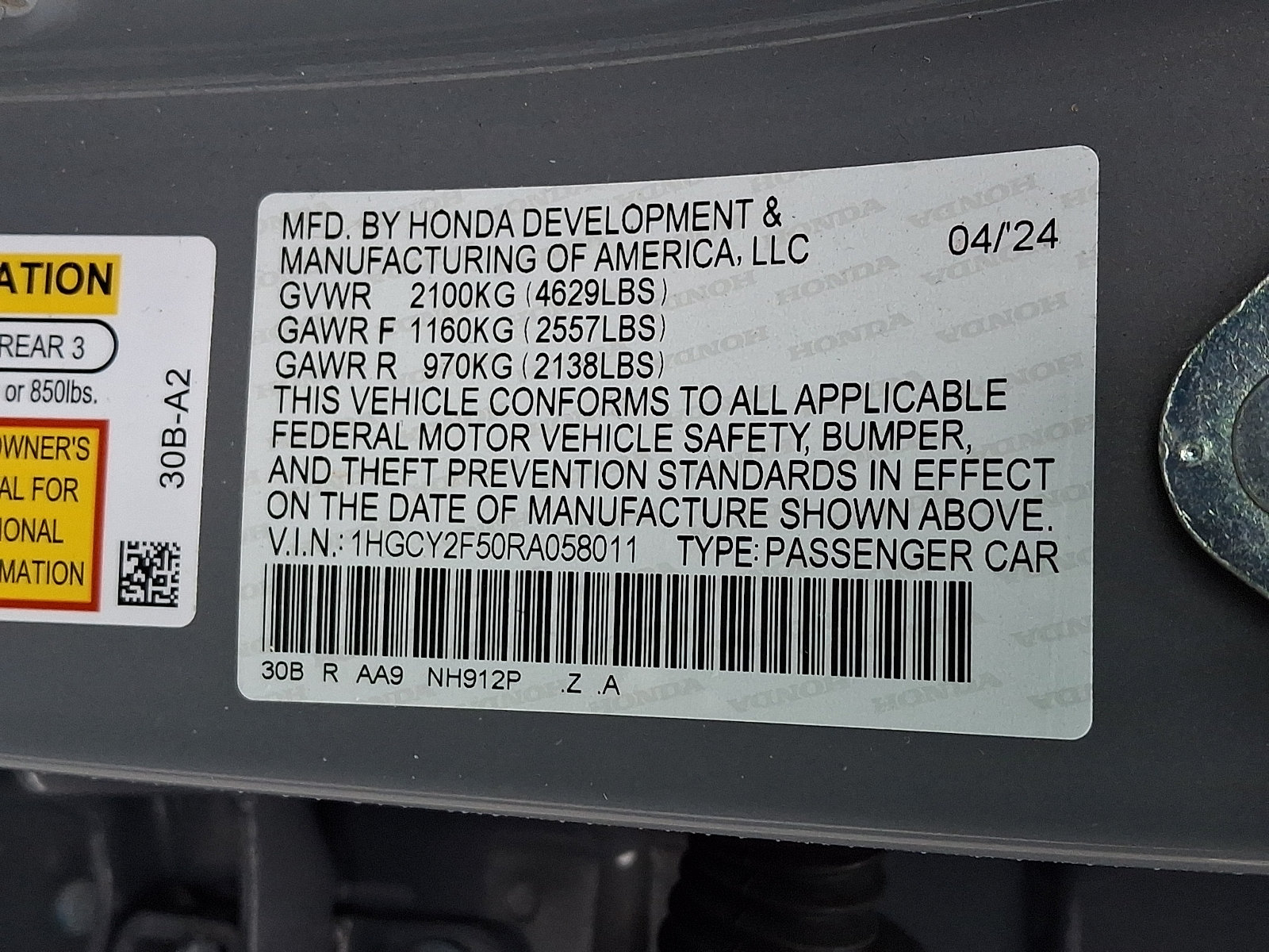 Used 2024 Honda Accord Sport image 28