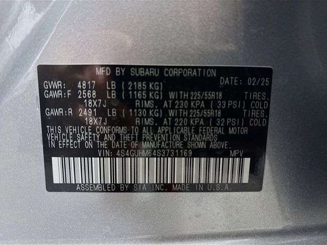 Used 2025 Subaru Crosstrek 2.5i Limited w/ Crosstrek Mirror Package AWD/4WD image 34