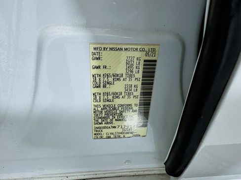 Used 2021 Nissan Frontier SV w/ Midnight Edition Floor Mats RWD image 35