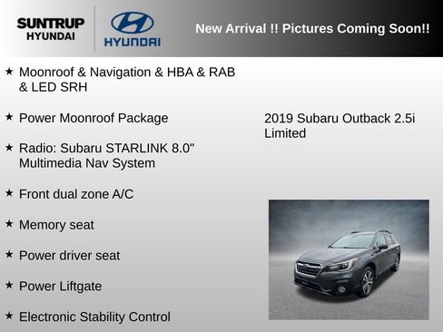 Used 2019 Subaru Outback 2.5i Limited w/ Popular Package #2 image 6