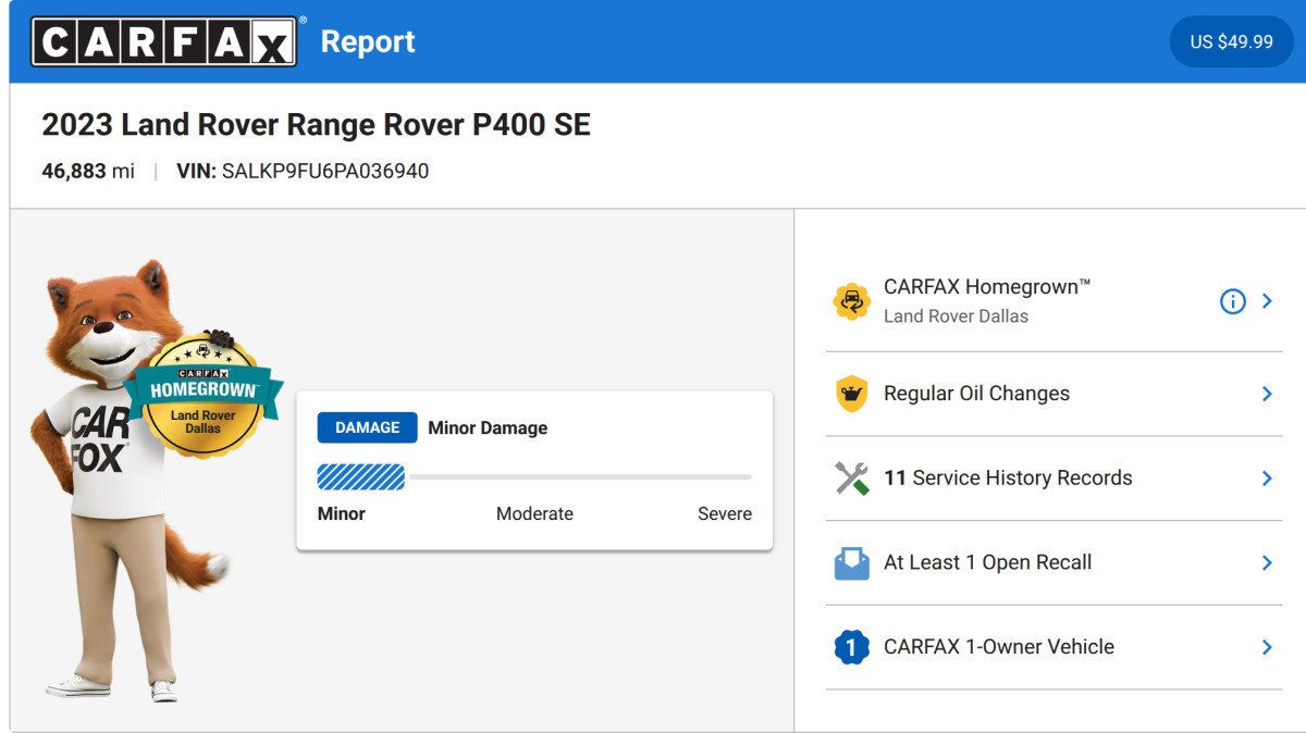 Used 2023 Land Rover Range Rover SE AWD/4WD image 6