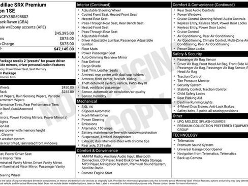 Used 2011 Cadillac SRX Premium image 9