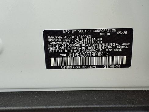 New 2026 Subaru WRX tS AWD/4WD image 9