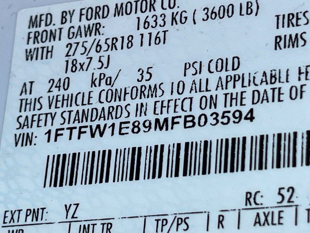 Used 2021 Ford F150 XLT w/ Equipment Group 301A Mid AWD/4WD image 35