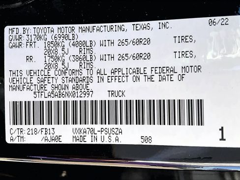 Used 2022 Toyota Tundra SR5 image 32