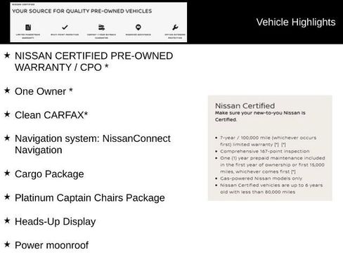 Certified 2023 Nissan Pathfinder Platinum AWD/4WD image 4