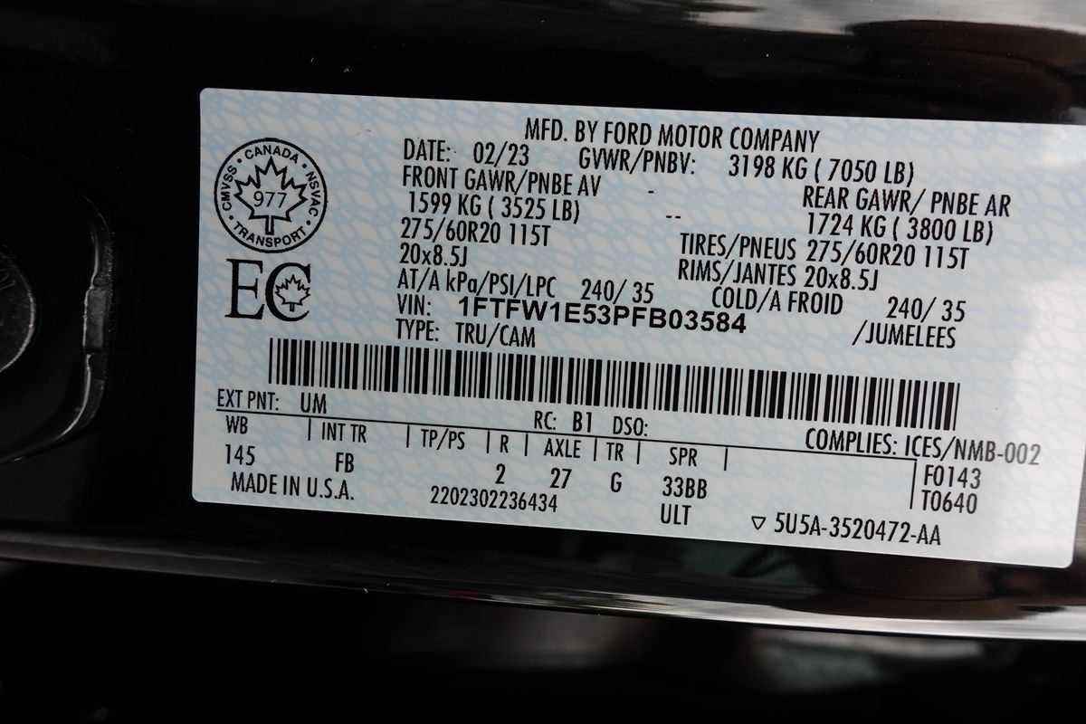 Used 2023 Ford F150 XLT w/ Equipment Group 302A High AWD/4WD image 20