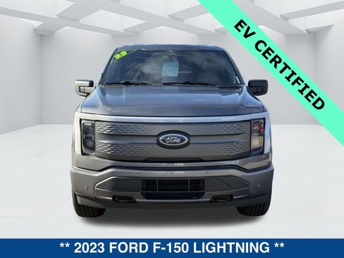 Certified 2023 Ford F150 Lightning XLT w/ Equipment Group 312A High image 8
