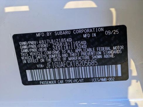 New 2026 Subaru Impreza 2.0i Sport image 19