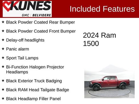 Used 2024 RAM 1500 Warlock AWD/4WD image 3