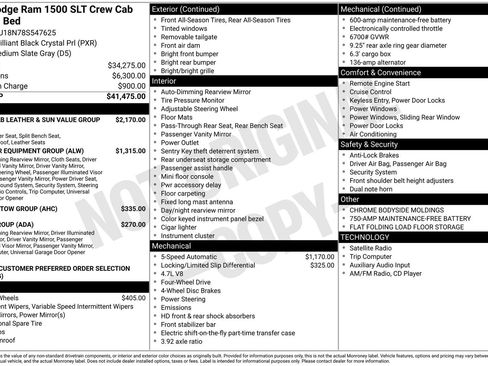 Used 2008 Dodge Ram 1500 Truck SLT AWD/4WD image 4