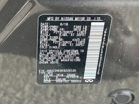 Used 2019 INFINITI QX80 Limited w/ All-Season Package image 43