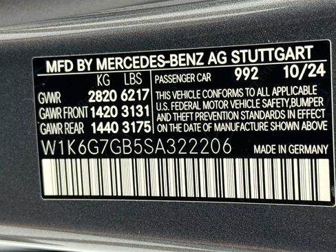 Certified 2025 Mercedes-Benz S 580 4MATIC Sedan image 34