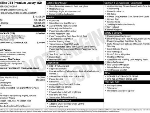 Certified 2024 Cadillac CT4 Premium Luxury w/ Climate Package RWD image 35