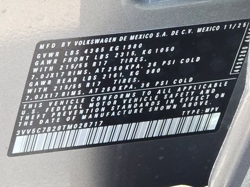 New 2026 Volkswagen Taos S FWD image 17