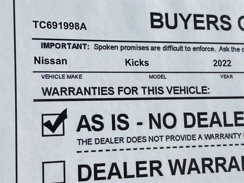 Certified 2022 Nissan Kicks SR image 35