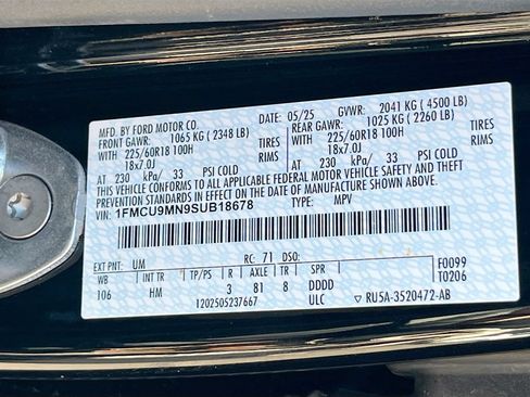 Used 2025 Ford Escape ST-Line AWD/4WD image 30