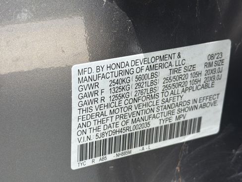Certified 2024 Acura MDX FWD w/ Technology Package image 36