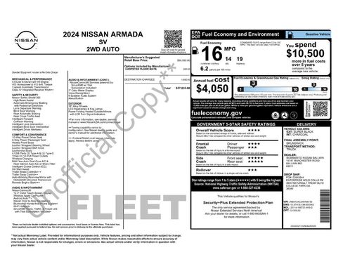 Used 2024 Nissan Armada SV RWD image 16