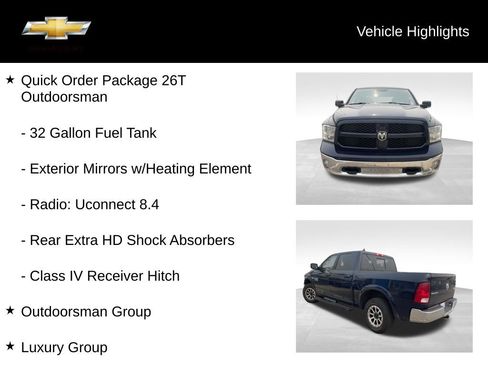 Used 2016 RAM 1500 Outdoorsman AWD/4WD image 20