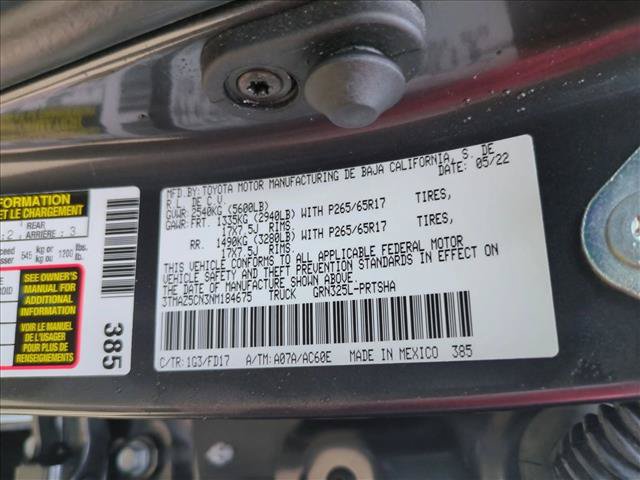 Certified 2022 Toyota Tacoma TRD Sport w/ Technology Package RWD image 23
