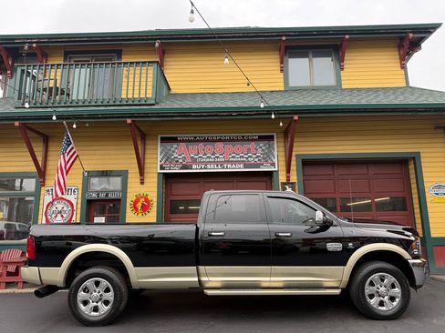 Used 2012 RAM 3500 Laramie Longhorn w/ HD Snow Plow Prep Group AWD/4WD image 2